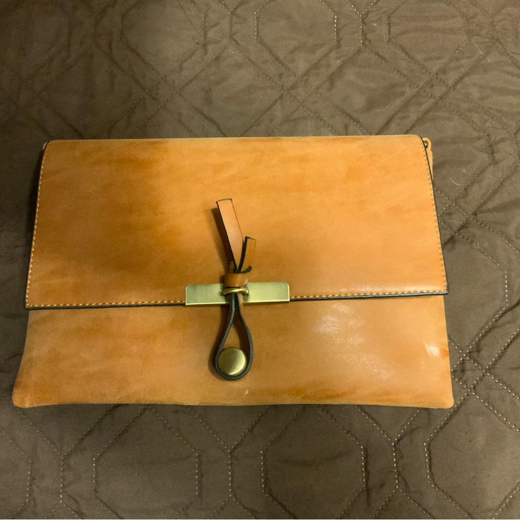 Brand New Brown Leather Clutch Brand New Brown Leather Clutch